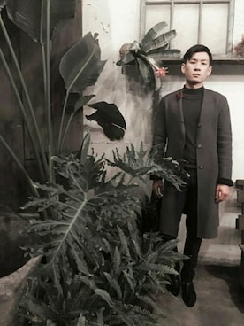 「Vanger（Vanger）のアイテム」を使った、潘念廷さん（メンズ・178cm）の冬コーディネート