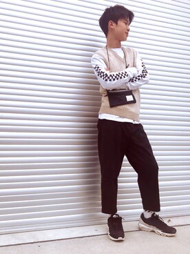 「NIKE（ナイキ）のナイキ エア マックス 95 プレミアム コントラスト ウィメンズシューズ / NIKE AIR MAX 95 PREMIUM CONTRAST（スニーカー）」を使った、MAYUMIさん（レディース・161cm）の春コーディネート