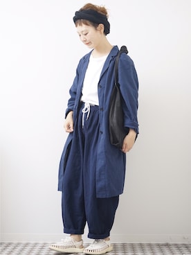 「RNA（アールエヌエー）のアイテム」を使った、よちさん（レディース・157cm）の夏コーディネート