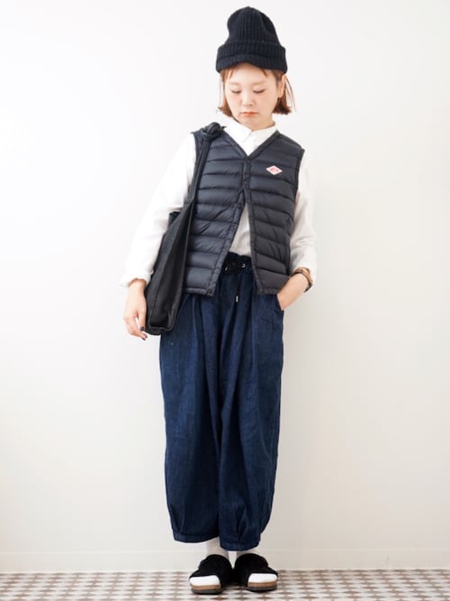 よち Dantonのダウンベストを使ったコーディネート Wear