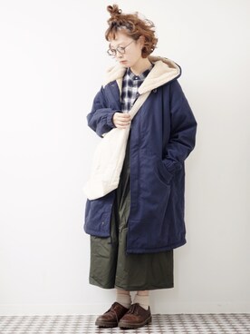 「JUNRED（ジュンレッド）のアイテム」を使った、よちさん（レディース・157cm）の秋コーディネート
