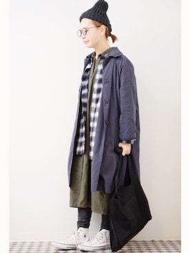 「のんびり」｜よちさん（レディース・157cm）の春コーディネート