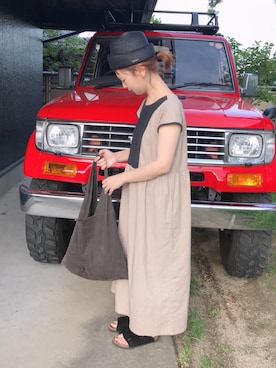 「シロップ．（シロップ．）のアイテム」を使った、よちさん（レディース・157cm）の夏コーディネート