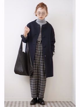 「アイテム（アナログ腕時計）」を使った、よちさん（レディース・157cm）の冬コーディネート