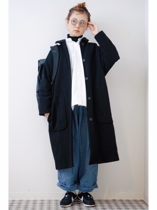 よち使用「KANEKO OPTICAL（BY by KANEKO OPTICAL Mike/メガネ MADE IN JAPAN ◇：）」的時尚穿搭