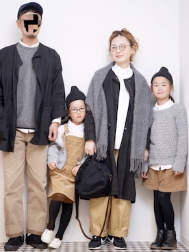 「TWEED MILL（ツイードミル）のアイテム」を使った、よちさん（レディース・157cm）の春コーディネート