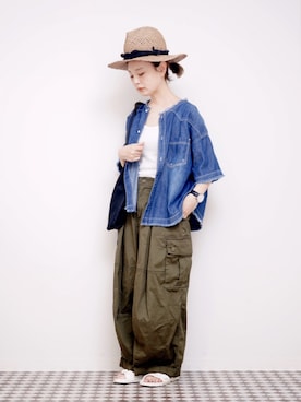 よちさん（レディース・157cm）の夏コーディネート