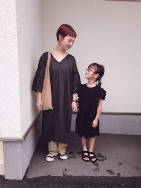 「CONVERSE（コンバース）のCONVERSE ALL STAR　ハイカットスニーカー（スニーカー）」を使った、よちさん（レディース・157cm）の夏コーディネート