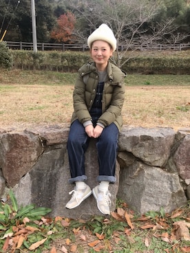 「BEAMS BOY（ビームスボーイ）のアイテム（ジャケット/アウター）」を使った、よちさん（レディース・157cm）の冬コーディネート