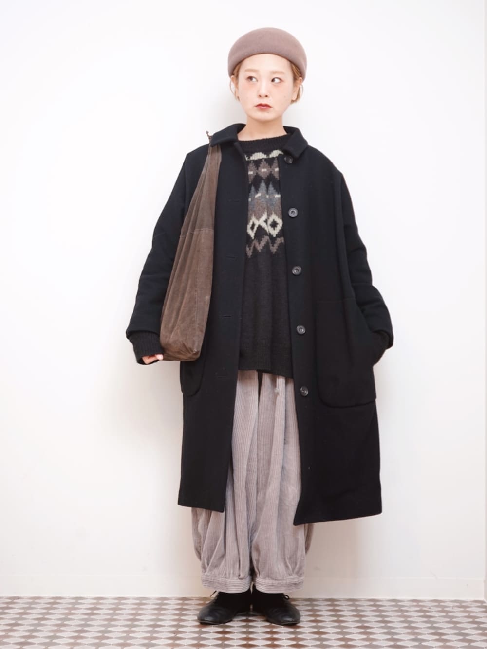 yuni 　メルトンスーパー100 ラージドルマンコート　ユニ　ビュルデサボン yuni メルトンスーパー100 ラージドルマンコート ユニ ビュルデサボン