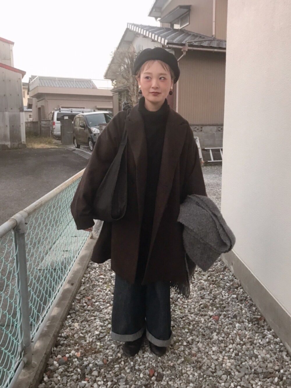 BASISBROEK EGG3 ビッグシルエットダブルチェスターコート BASISBROEK/バージスブルック EGG3/ビッグシルエットダブル