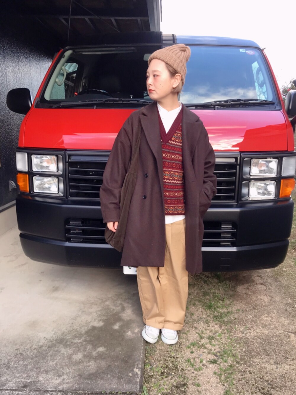 BASISBROEK/EGG3/ビッグシルエットダブルチェスターコート BASISBROEK (バージズブルック) EGG / #MEN