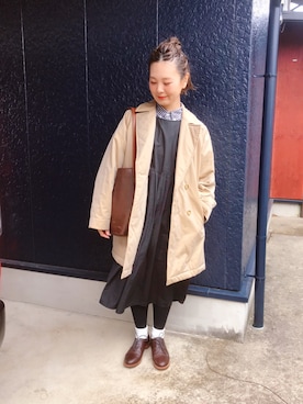 「BEAMS BOY（ビームスボーイ）のアイテム（その他アウター）」を使った、よちさん（レディース・157cm）の春コーディネート
