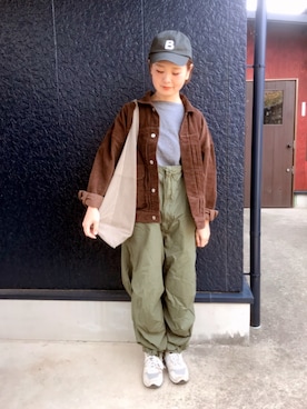 「PUBLUX（パブリュクス）のアイテム（ブルゾン）」を使った、よちさん（レディース・157cm）の春コーディネート