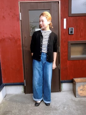 「Minnetonka（ミネトンカ）のアイテム」を使った、よちさん（レディース・157cm）の秋コーディネート