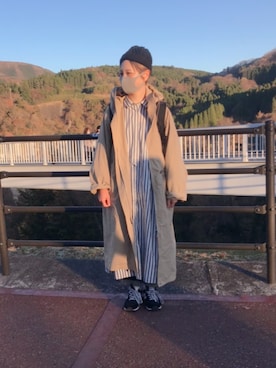 「Lene（レネ）のアイテム」を使った、よちさん（レディース・157cm）の秋コーディネート