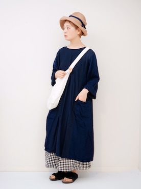 「Sunny clouds（サニークラウズ）のアイテム」を使った、よちさん（レディース・157cm）の春コーディネート