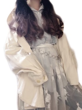 「UNIQLO（ユニクロ）のハイライズワイドストレートジーンズ（デニムパンツ）」を使った、artmeikingさん（レディース・156cm）の冬コーディネート