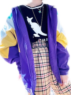 「HALHAM（ハルハム）のアイテム（ジャケット/アウター）」を使った、artmeikingさん（レディース・156cm）の春コーディネート