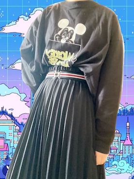 「ミッキーT」｜「アイテム（その他）」を使った、artmeikingさん（レディース・156cm）の春コーディネート