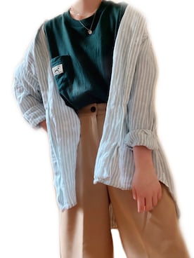 「coen」｜artmeikingさん（レディース・156cm）の夏コーディネート