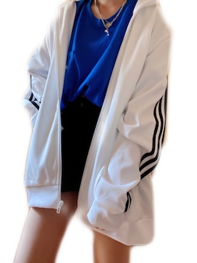 「ストリート服が好き」｜「アイテム（ナイロンジャケット）」を使った、artmeikingさん（レディース・156cm）の夏コーディネート
