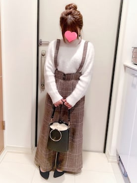 「PLAIN CLOTHING（プレーンクロージング）のアイテム（パンプス）」を使った、meiさん（レディース・149cm）の冬コーディネート
