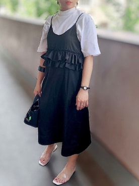 「OZOC（オゾック）のアイテム（アクセサリー）」を使った、meiさん（レディース・149cm）の夏コーディネート