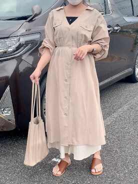 「Candy Beans（キャンディビーンズ）のアイテム」を使った、meiさん（レディース・149cm）の秋コーディネート