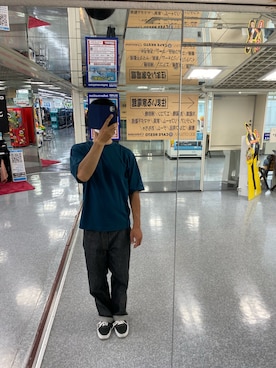 「SEVENTY FOUR（セブンティーフォー）のアイテム」を使った、 山口晶也さん（メンズ・177cm）の夏コーディネート