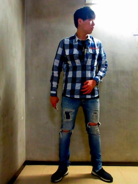 しんちゃんさん(メンズ・181cm)の夏コーディネート