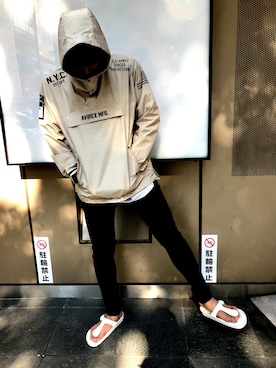 しんちゃんさん（メンズ・181cm）の夏コーディネート