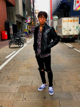 しんちゃんさん（メンズ・181cm）の春コーディネート