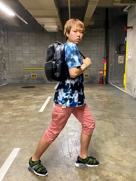 しんちゃんさん（メンズ・181cm）の夏コーディネート