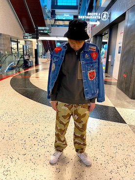 しんちゃんさん(メンズ・181cm)の春コーディネート