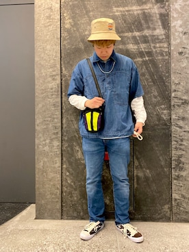 しんちゃんさん（メンズ・181cm）の春コーディネート