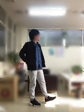 「URBAN RESEARCH（アーバンリサーチ）のアイテム（ミリタリージャケット）」を使った、ノエルさん（メンズ・173cm）の春コーディネート
