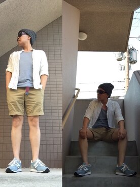 「PAUL&JOE（ポールアンドジョー）のアイテム」を使った、ノエルさん（メンズ・173cm）の春コーディネート
