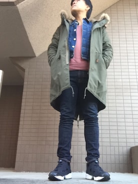 「アウターフェス2017」｜「アイテム（その他）」を使った、ノエルさん（メンズ・173cm）の冬コーディネート