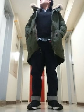 「PAUL&JOE（ポールアンドジョー）のアイテム」を使った、ノエルさん（メンズ・173cm）の冬コーディネート