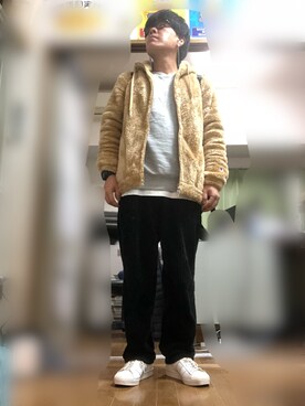 「SHIPS（シップス）のアイテム（ブルゾン）」を使った、ノエルさん（メンズ・173cm）の秋コーディネート