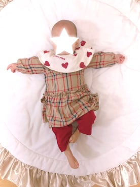 「おはげちゃん」｜つるてかひなちゃんさん（キッズ・60cm）の冬コーディネート