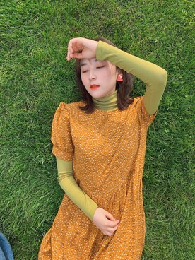 「公园」｜你的瓜宝さん（レディース・160cm）の春コーディネート