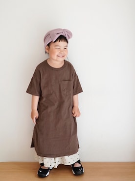 「スカーチョ」｜「アイテム（その他）」を使った、haa__fuuさん（キッズ・110cm）の春コーディネート
