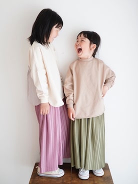 しなつさん(キッズ・120cm)の春コーディネート