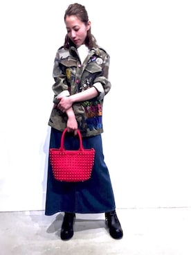 「AULA」｜「アイテム（その他）」を使った、Shih-huiさん（レディース・158cm）の冬コーディネート
