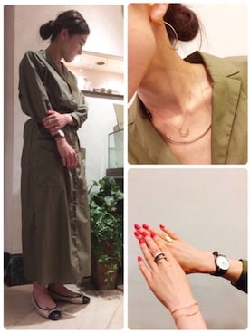 「anq.（アンク）のアイテム」を使った、ブランティムールさん（レディース・160cm）の春コーディネート