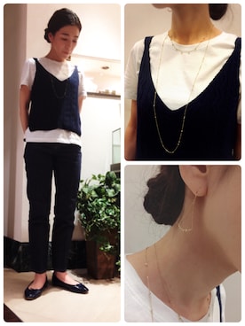 「anq.（アンク）のアイテム」を使った、ブランティムールさん（レディース・160cm）の春コーディネート