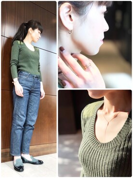 「anq.（アンク）のアイテム」を使った、ブランティムールさん（レディース・160cm）の冬コーディネート