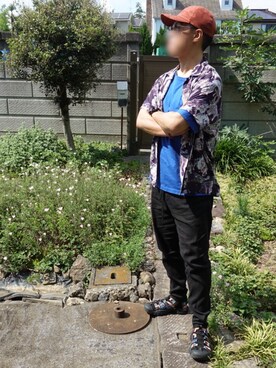 きいろ。さん（メンズ・178cm）の夏コーディネート